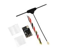 Cpolebev Ricevitore ELRS da 2,4 GHz Ricevitore NANO ExpressLRS con Antenna di Tipo T Supporto Aggiornamento Wi-Fi per Drone FPV RC