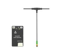 Cpolebev Ricevitore RX ExpressLRS ELRS 2,4 GHz 500 MW con Mini Antenna da 40 mm per Drone RC FPV da