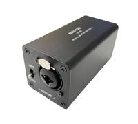 Cpolebev Riduzione del Rumore Isolatore Audio, Elimina Il Rumore Corrente, Scatola di A Terra di, Isolatore Audio Mixer XLR 6,5, MAI-130 Mono Facile da Usare