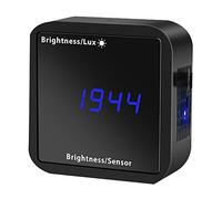 Cpolebev Rilevatore di Luminosità del Sensore di Luce ZigBee Tuya con Display di Rilevamento 'Umidità Della Temperatura Collegamento di Sicurezza Domestica Intelligente