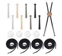 Cpolebev Risultati per Cravatte Bolo DenimTie Kit di Tappi Terminali di Ricambio per Realizzare Cravatte di Cuoio DIY