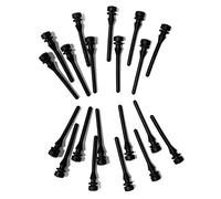 Cpolebev Rivetto A Perno in Silicone per Smorzamento Delle Vibrazioni del Chiodo di Smorzamento Delle in Gomma con Ventola per PC Nero da 20 Pezzi