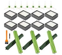 Cpolebev Rotolo di Spazzole con Filtro Hepa per I7 E5 E6 I3 Series Robot Aspirapolvere Ricambi Accessori