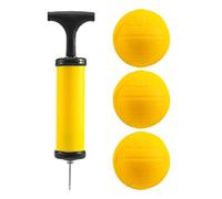 Cpolebev Roundnet Palline da Gioco Sostituibili Palline da Competizione Mini Pallavolo Confezione da 3 con Pompa