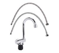 Cpolebev Rubinetto da Cucina Pieghevole con Rotazione un 360 Gradi Rubinetto per Acqua Miscelatore Monocomando per Acqua Calda e Fredda per Barca RV