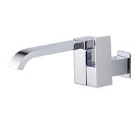 Cpolebev Rubinetto per Lavabo da Bagno Rubinetto per Acqua Fredda un Parete Vasca da Bagno Beccuccio un Cascata Rubinetto per Lavabo Mop Rubinetto per Piscina-