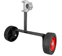 Cpolebev Ruota di Supporto per Tosaerba da 1 Pezzo per Diserbatrice Telaio di Supporto Portatile Ruota di Supporto Portatile Ruota Ausiliaria per Tosaerba Nera
