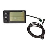 Cpolebev S866 Display LCD per Bici Elettrica Display per Scooter Elettrico Pannello di Controllo del Misuratore con Spina Impermeabile e Impermeabile
