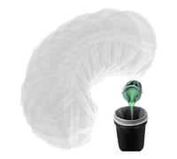 Cpolebev Sacchetto per Filtro per da 10 Pezzi, Filtro per da 1 Gallone con Coulisse, Filtro A Rete In Nylon con Apertura Superiore A Rete Fine Bianca, Durevole