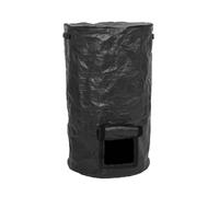 Cpolebev Sacco Pieghevole per Compost da Giardino con Coperchio Sacchi per Rifiuti Fertilizzanti Composter Raccoglitore di Rifiuti per Letame Fermentato da 15 Facile Installazione