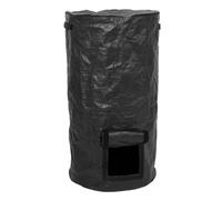 Cpolebev Sacco Pieghevole per Compost da Giardino con Coperchio Sacchi per Rifiuti Fertilizzanti Composter Raccoglitore di Rifiuti per Letame Fermentato da 34 Durevole
