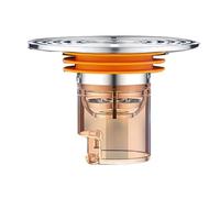 Cpolebev Scarico A Pavimento A Prova di Odori e Insetti con Chiusura Automatica Scarico A Pavimento per Doccia Deodorante Anti-Odore Nessun Odore Scarico per Doccia per Bagno WC Fognatura
