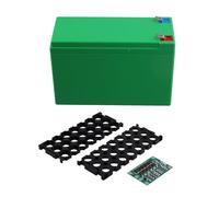 Cpolebev Scatola di Stoccaggio per Batterie al Litio 12V 18650 per Batterie DIY per Batteria In ABS 3S40A