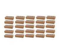 Cpolebev Scatole per Macaron da 25 Pezzi con Finestra Trasparente Contenitore per Macarons o Kit di Scatole per Imballaggio per al Cioccolato Torta B
