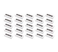 Cpolebev Scatole per Macaron da 25 Pezzi con Finestra Trasparente Contenitore per Macarons o Kit di Scatole per Imballaggio per al Cioccolato Torta A