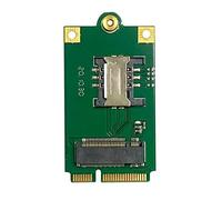 Cpolebev Scheda Adattatore Ngff M.2 A Mini Pci-e con Slot per Scheda SIM per L860- DW5820E DW5816E EM7455