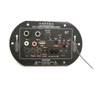 Cpolebev Scheda Amplificatore con Audio Ottico Bluetooth AMP Subwoofer USB per Auto di Casa (Spina UE)