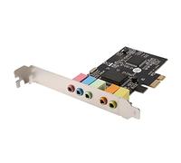 Cpolebev Scheda Audio PCIe PCI-E X1 CMI8738 Chip 32/64 Bit Scheda Audio Scheda Audio Stereo Un 5.1 Canali Desktop Integrata per PC