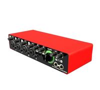 Cpolebev Scheda Audio per Microfono Professionale -MD44 24 Bit 192 KHz Interfaccia Audio A 4 Vie per Registrazione Podcast Strumento Musicale Facile Installazione Facile da Usare -B