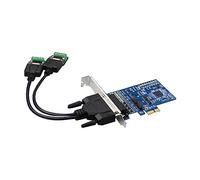 Cpolebev Scheda di Espansione da PCI-e A RS485/422 Convertitore di Schede Seriali di Livello Industriale con Protezione Contro la Soppressione della Tensione, 2 Porte