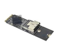 Cpolebev Scheda di Espansione M.2 NVME A SFF-8087 SATA3.0 Scheda Adattatore per Disco Rigido Mini-SAS/SATA 36PIN Pezzi di Ricambio di Ricambio