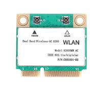 Cpolebev Scheda di Rete 1200 Mbps 8260 Hmw AC 2.4G + 5G Mini Pci-E Card 4.2 Bluetooth WiFi Card 802.11Ac 867 Mbps per Laptop/Computer