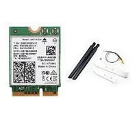 Cpolebev Scheda di Rete AX211NGW+Doppia Antenna WiFi 6E M.2 Key e CNVio2 2.4Ghz/5Ghz 802.11Ac Adattatore Bluetooth 5.2