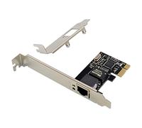 Cpolebev Scheda di Rete Gigabit per Server PCIE X1 RJ45 RTL8111C Scheda Adattatore Ethernet 1000M Un Porta Singola Scheda di Rete per Desktop