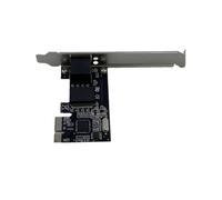 Cpolebev Scheda di Rete PCI-e 1000Mbps Gigabit Ethernet PCI Express 10/100/1000M RJ45 Convertitore Adattatore LAN per PC Desktop