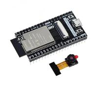 Cpolebev Scheda di Sviluppo Cam ESP32 ESP32-WROVER-DEV Modulo WiFi CH340C con Telecamera OV2640 ESP32-CAM ESP32-WROVER, Saldatura Durevole e Facile da Usare