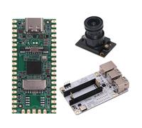 Cpolebev Scheda di Sviluppo RISC-V Milk-V Duo+2MP Cam GC2083+Scheda di Espansione USB HUB, Supporto per Linux, per Appassionati di IoT, Giocatori Fai da Te e Accessori per Computer.