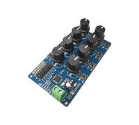 Cpolebev Scheda Driver Servo A Manopola Rotante 8 Canali con Protezione da Sovracorrente, Testatore Servo Controller A 8 Canali, Facile da Utilizzare