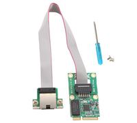 Cpolebev Scheda Ethernet Mini PCIe 2.5G Adattatore di Rete RJ45 Kit Adattatore di Rete Gigabit Scheda Controller LAN Mini Pci-e 2500Mbps RJ45