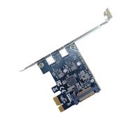 Cpolebev Scheda Madre Desktop Scheda Adattatore da PCI-e A Type-C Scheda di Espansione Type-C A Doppia Porta Che Utilizza La Scheda Host ASM1042