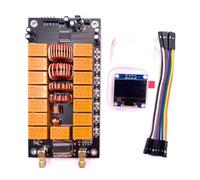 Cpolebev Scheda Madre Scheda Sintonizzatore Antenna con Schermo Versione Finita Kit Antenna Fai-da-Te Tester Nero Componenti Elettronici ATU-100 400MA