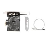 Cpolebev Scheda PCI-e PCI Express FireWire, Scheda Controller IEEe 1394 con Firewire, per Trasmissione Video, Audio, ECC.