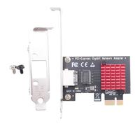 Cpolebev Scheda PCIE Scheda di Rete Gigabit Scheda di Rete Cablata RJ45 10/100/1000Mbps Scheda di Rete PCI-E Adattatore di Rete LAN