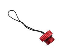 Cpolebev Scuba Diving DIN Valvola del Serbatoio Coperchio Filettato 5/8-14NPS Tappo Antipolvere Tappo Antipolvere Proteggi Serbatoio Regolatore Coperchio di Protezione Rosso