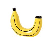 Cpolebev Semplice Disposizione di Fiori in Vaso A Forma di Banana, Decorazione per Soggiorno o Sala da Pranzo con Cornice.