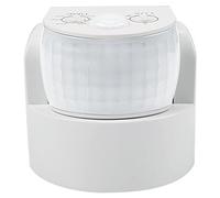 Cpolebev Sensore di Movimento Impermeabile a Doppia Sonda a Infrarossi IP65 AC 220V-240V Rilevatore di Movimento PIR Automatico 120 °Bianca