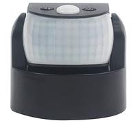Cpolebev Sensore di Movimento Impermeabile a Doppia Sonda a Infrarossi IP65 AC 220V-240V Rilevatore di Movimento PIR Automatico 120 °Nero