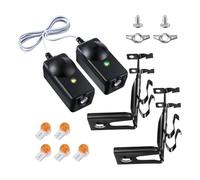 Cpolebev Sensore di Sicurezza con Staffa di Ricambio per 41A5034, Occhi del Raggio del Sensore di Sicurezza con Staffa per Sensori Porta del Garage Compatibile