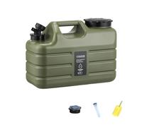 Cpolebev Serbatoio di Stoccaggio 'Acqua Portatile da All'Aperto con Rubinetto Contenitore per Acqua Pieghevole da 11 Litri per Escursionismo, Picnic, Accessori per Barbecue