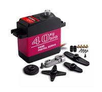 Cpolebev Servo Digitale Ad Alta Coppia Waterproof da 40 kg con Ingranaggi Metallici per Auto RC 1:8/1:10/1:12 e Robot 180°