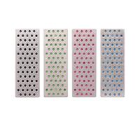 Cpolebev Set da 4 Pezzi Pietra per Affilare Diamantata Portatile per Lo Sci Ghiaccio Snowboard Lame da Sci Accessori per Lo Sci Affilacoltelli