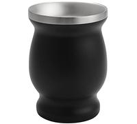 Cpolebev Set da tè Yerba Gourd Mate Un Doppia Parete nel Acciaio Inossidabile Tazza da tè con caffè Water Mate con Cucchiaio Bombilla di Paglia e Pennello per La Pulizia 8 Once