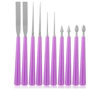 Cpolebev Set di 10 Pezzi di Strumenti per la Creazione di Gioielli, Punta per Restringere le Perle, Strumenti per Infilare Perle, Set di Strumenti per Allargare I Fori Delle Perle per Fai da Te.