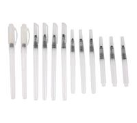 Cpolebev Set di 12 Penne per Pennelli per Acquerelli, Penne per Pittura Ad, Pennarelli un Base D'Acqua per Acquerelli, Matita Colorata Solubile nel Acqua