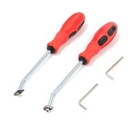 Cpolebev Set di 2 Macchine Stozzatrici Strumento per la Rimozione Delle Fughe, Triangolare per Calafataggio, Raschietto per Angoli, Cono per la Pulizia Delle Cuciture Delle Piastrelle, Facile da