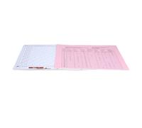 Cpolebev Set di 20 Schede Perforate per Macchina da Maglia No.1-20, Set di Schede Perforate per Macchina da Maglia A Fiore per Macchina da Maglia SK260 SK280.